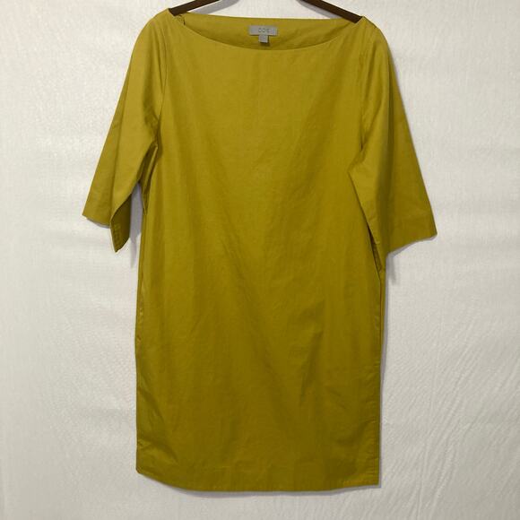 COS Women’s Size 6 Mustard Yellow Shift Dress Minimalist Work - Picture 1 of 5